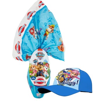 Uovo di Pasqua Paw Patrol 240g con Berretto visiera
