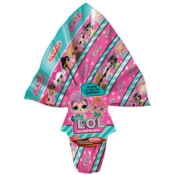 Uovo di Pasqua Cioccolato al latte 220g  Lol surprise + guscio rosa!