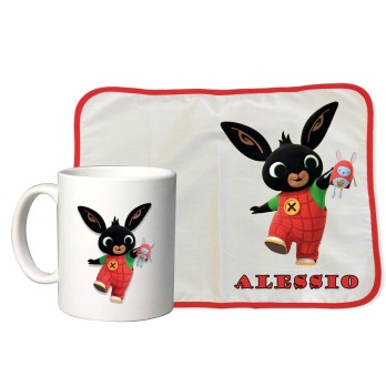 Tovaglietta Americana + tazza Bing personalizzabile