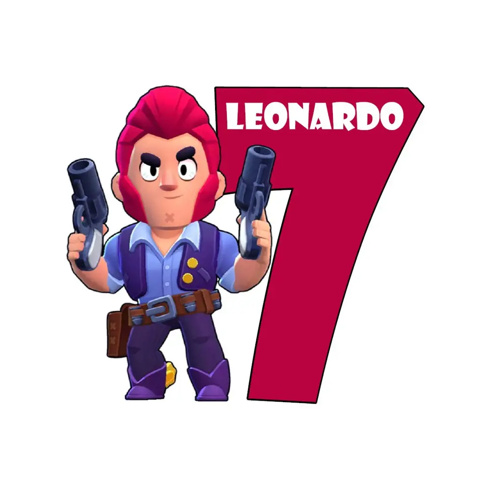 Sagoma in polistirolo Brawl Stars personalizzabile - 30 cm
