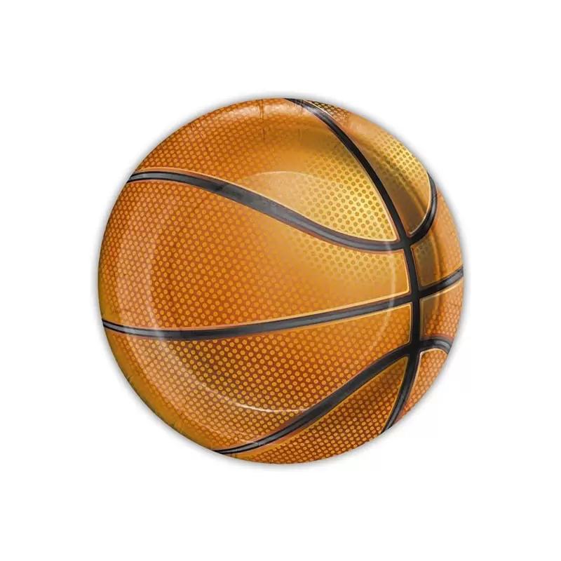 KIT N 24 BASKET NEW COORDINATO TAVOLA COMPLEANNO PALLA CANESTRO SPORT