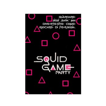 Cartellone di benvenuto Squid Game