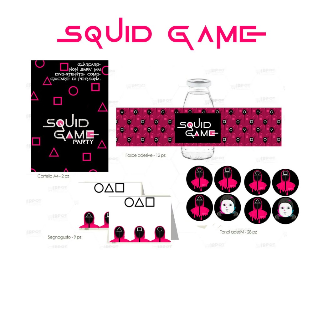 Festa di carta Squid game