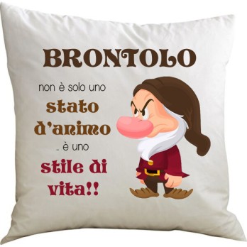 Cuscino Brontolo personalizzabile - 1 pz