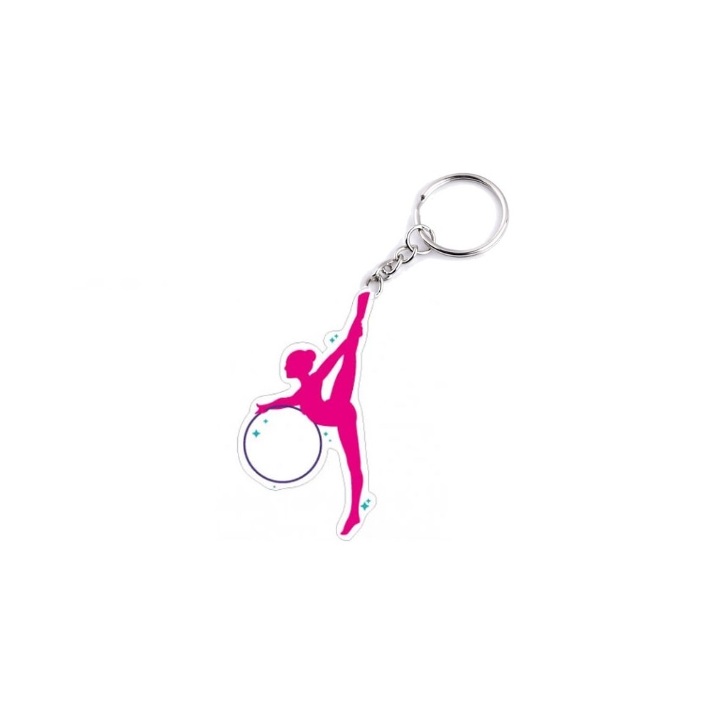 Portachiavi in Plexiglass Ginnastica artistica - 10 pz