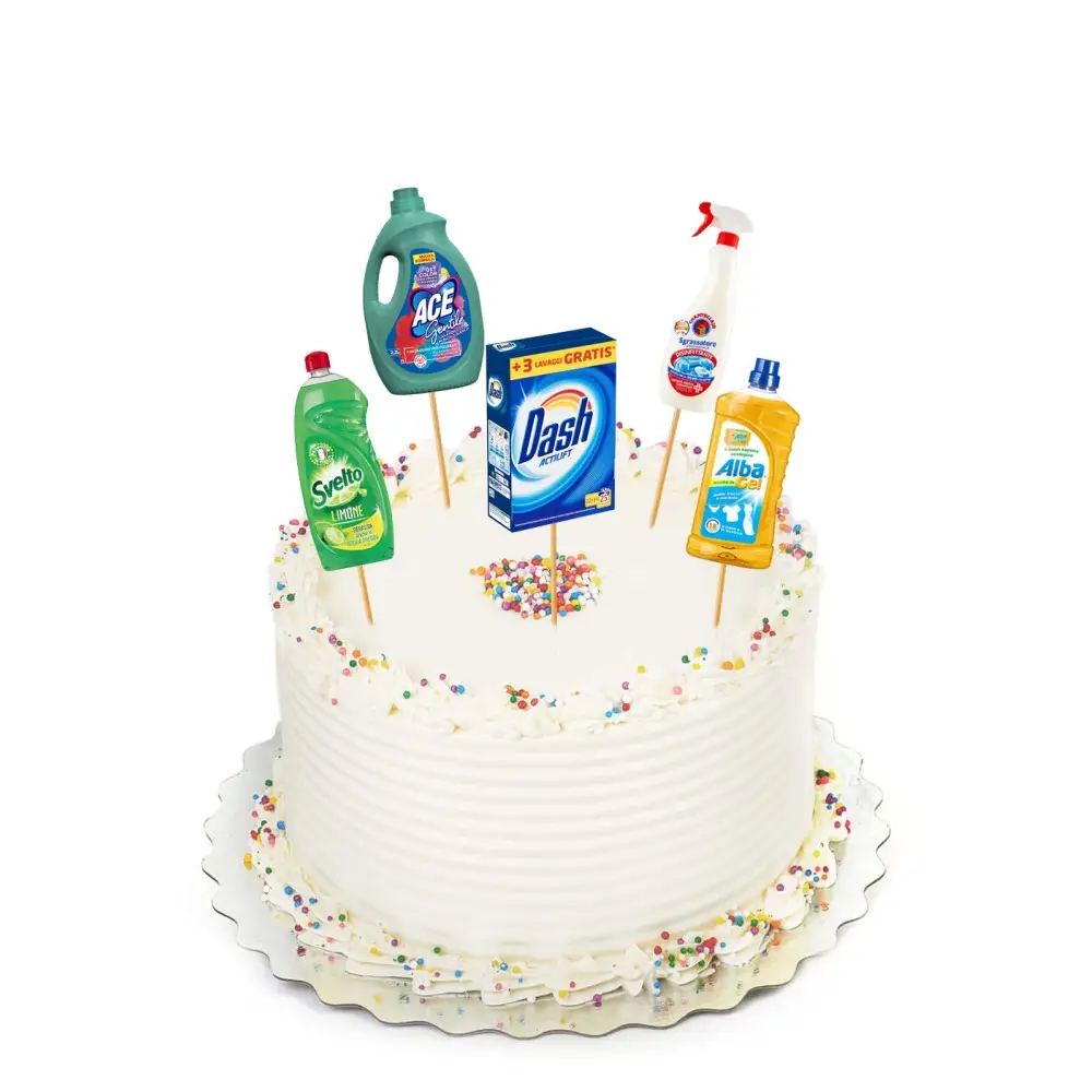 Cake Topper Picks Detersivi - 5pz
