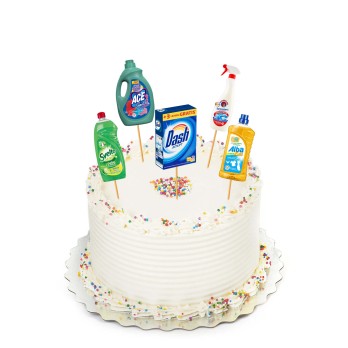 Cake Topper Picks Detersivi - 5pz
