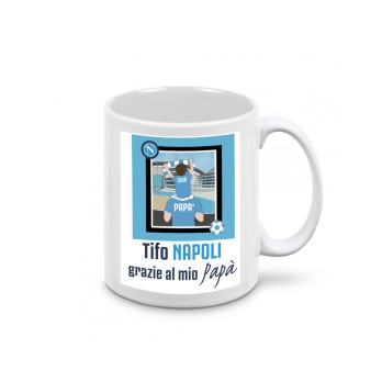Tazza festa del papà Tifoso del Napoli personalizzabile