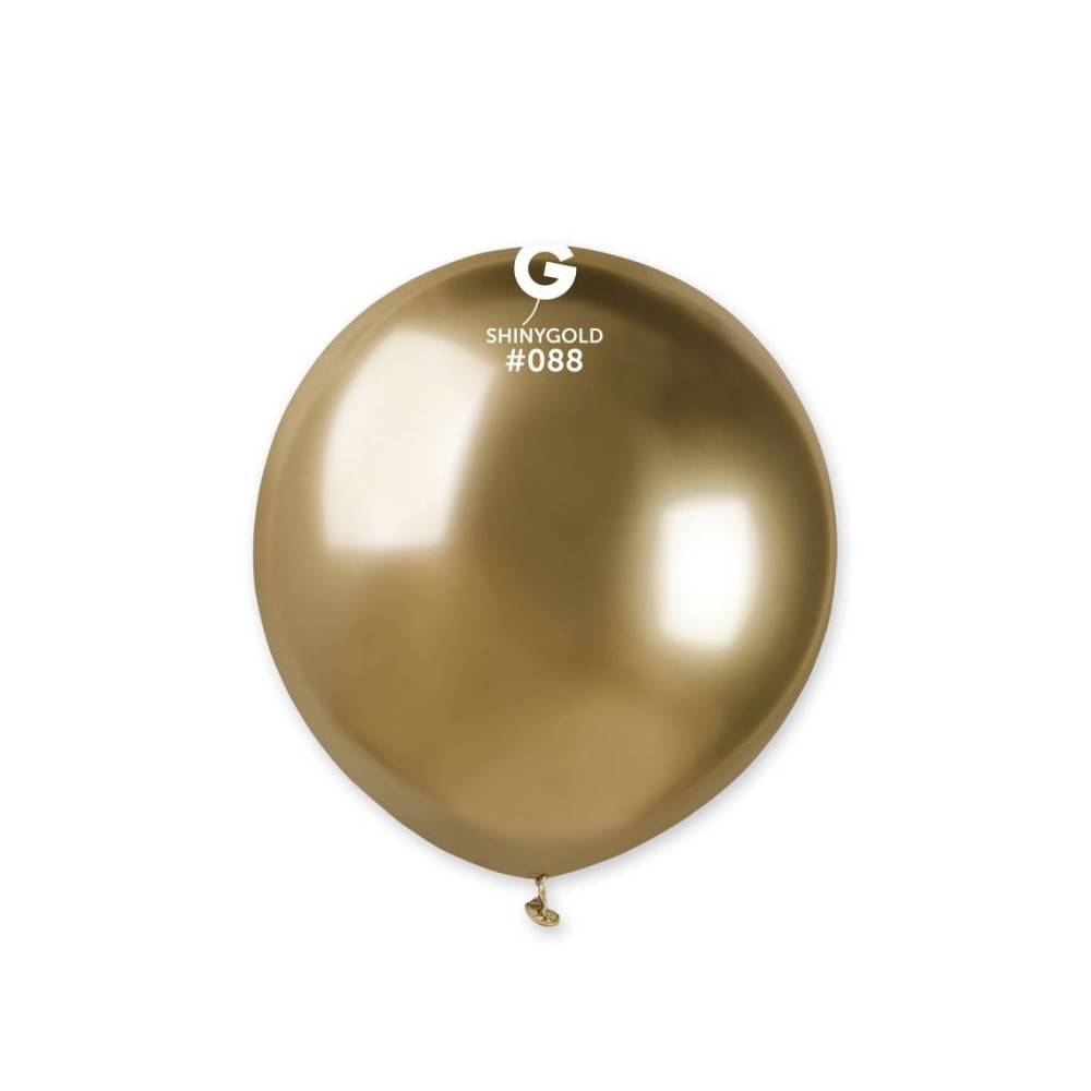 25 Palloncini Chrome 15 - 38 cm Rosaoro shiny 088  GB150 088