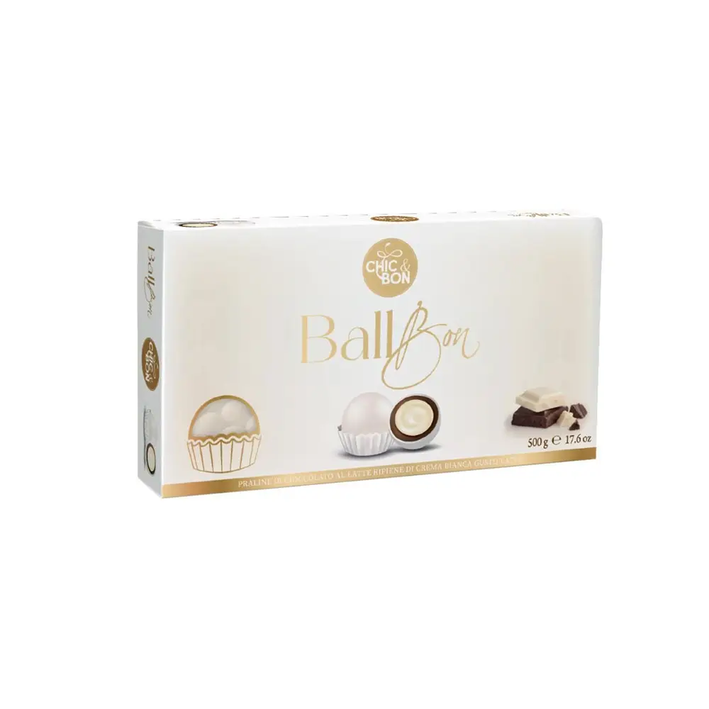 Buratti Confetti con pirottini Ball Bon Nuance avorio 500g - BUAV050