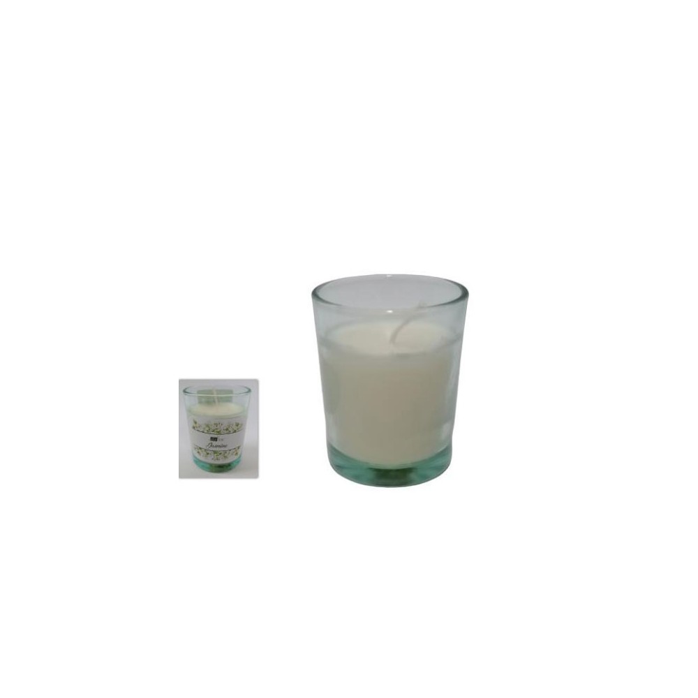 Candela profumata Jasmin in un elegante bicchiere da 60gr