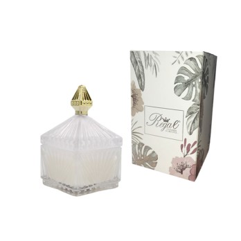 Candela vetro bianca 820W