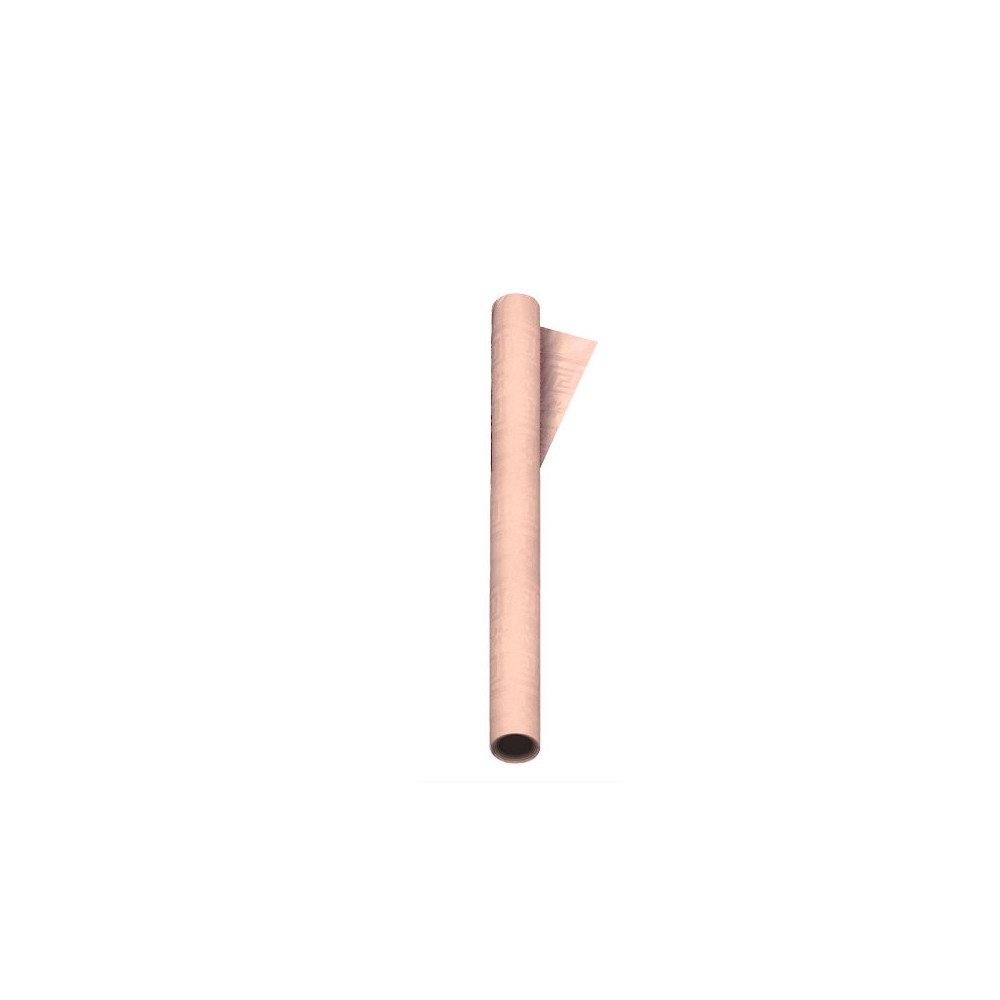 rotolo carta damascata 5 x 1,18 m rosa gold 00909