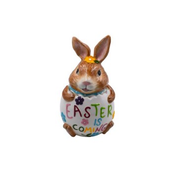 Scatola Coniglietto pasquale in Ceramica 14 x 24 cm F12