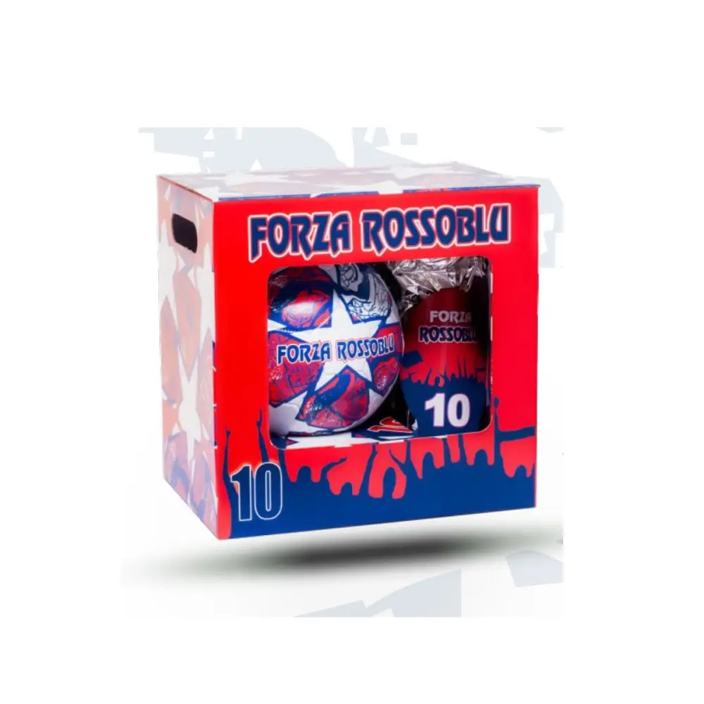 Uovo di Pasqua 150 g Rossoblu Con Pallone n5