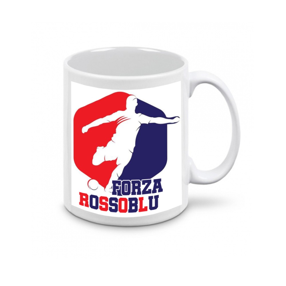 Uovo di Pasqua 150 g Rossoblu Con Pallone n.5 e tazza