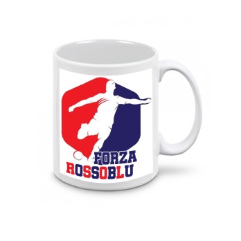 Uovo di Pasqua 150 g Rossoblu Con Pallone n.5 e tazza