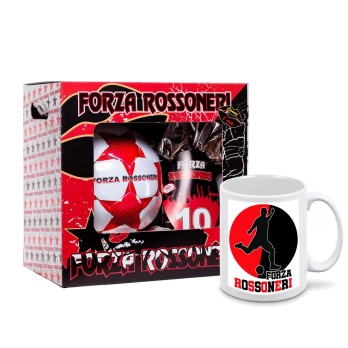 Uovo di Pasqua 150 g Rossonero Con Pallone n.5 e tazza