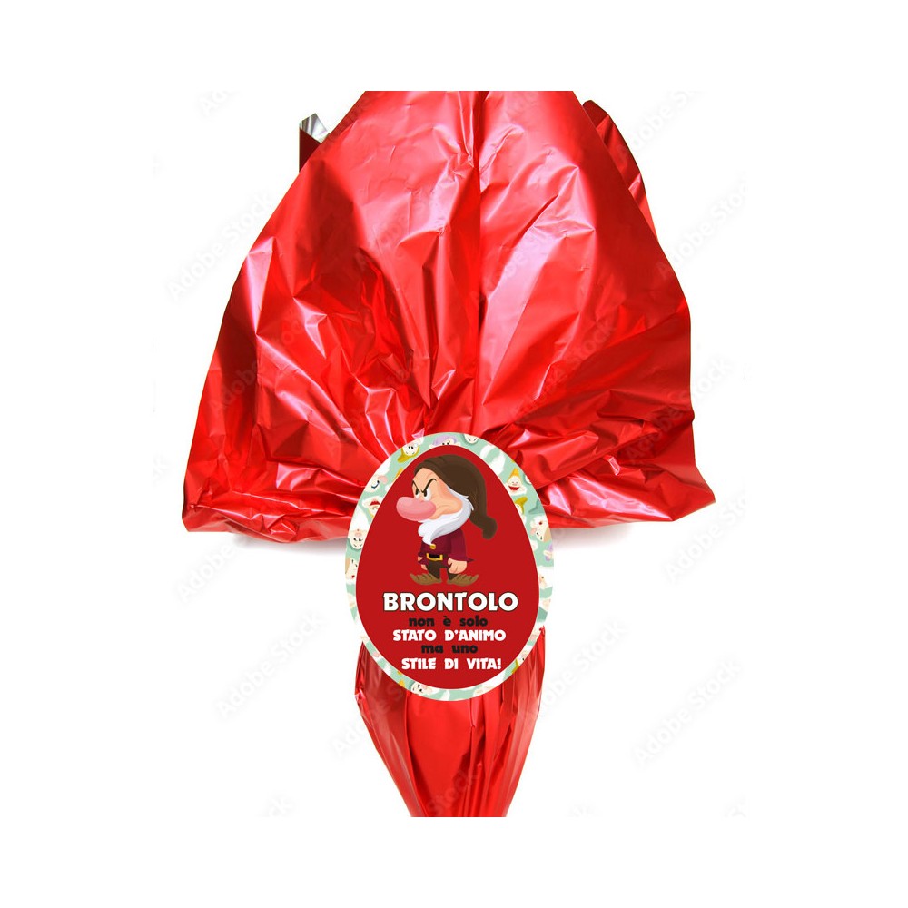 Set Uovo di Pasqua Brontolo con cuscino e tazza fai da te