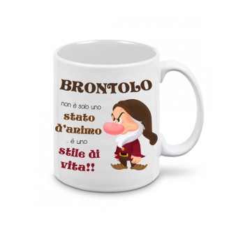 Set regalo 2 conf. Cialde 50 pz Caffè Toraldo Crema di Napoli + 2 tazzine Brontolo personalizzabili