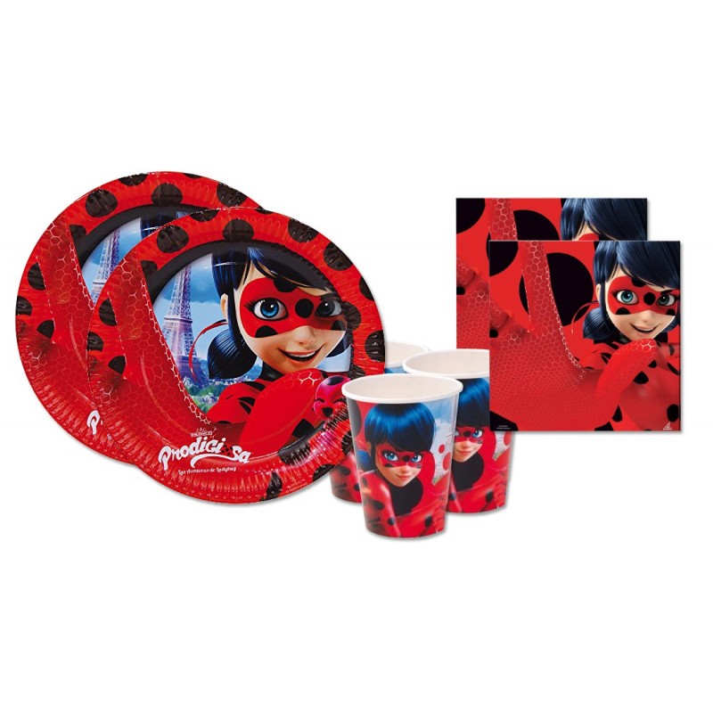 KIT N 2 - ADDOBBI FESTA LADYBUG - PRODIGIOSA - MIRACULOUS