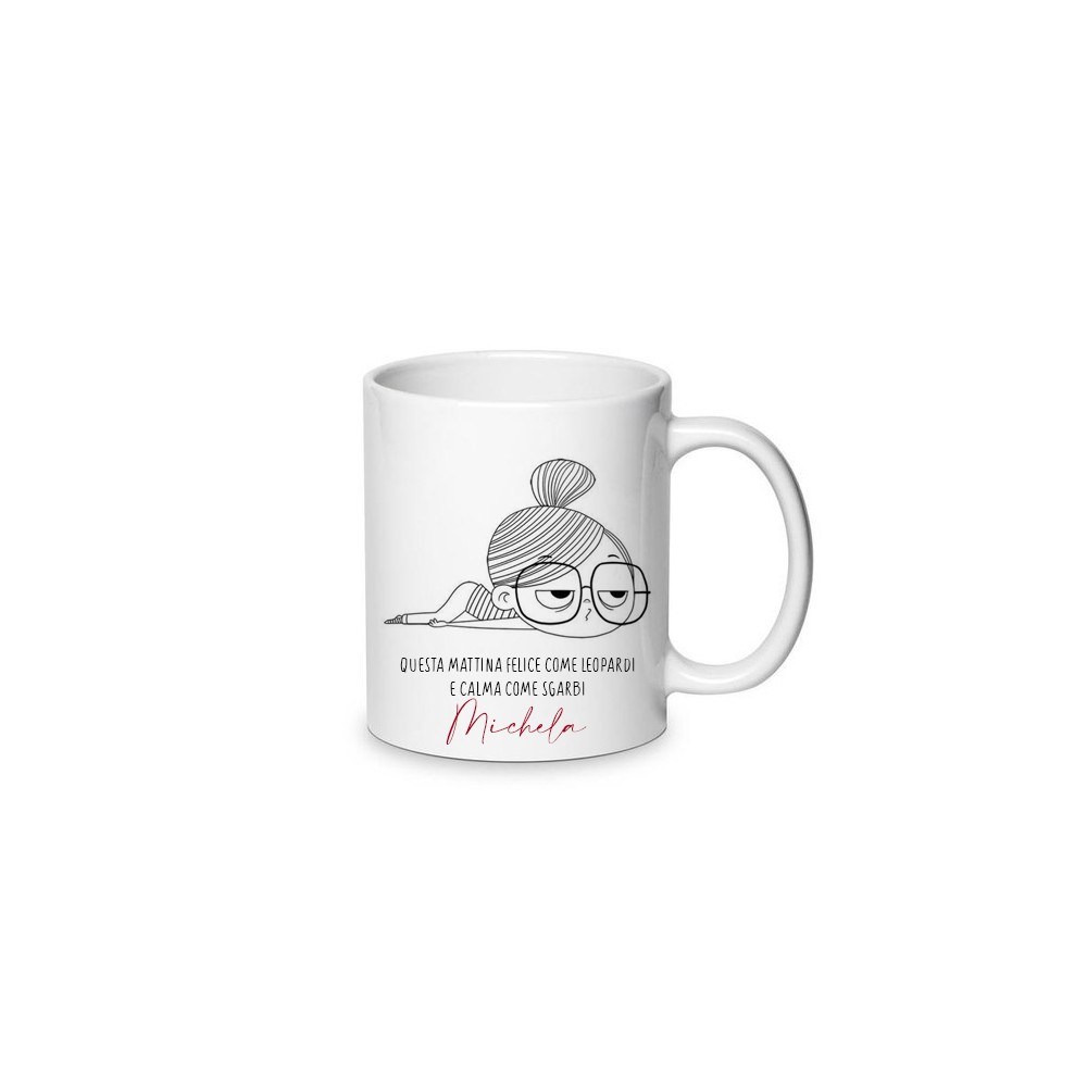 Kit caffè bicchieri , palette e zucchero + 2 tazzine personalizzabili