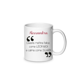 Kit caffè bicchieri , palette e zucchero + 2 tazzine personalizzabili