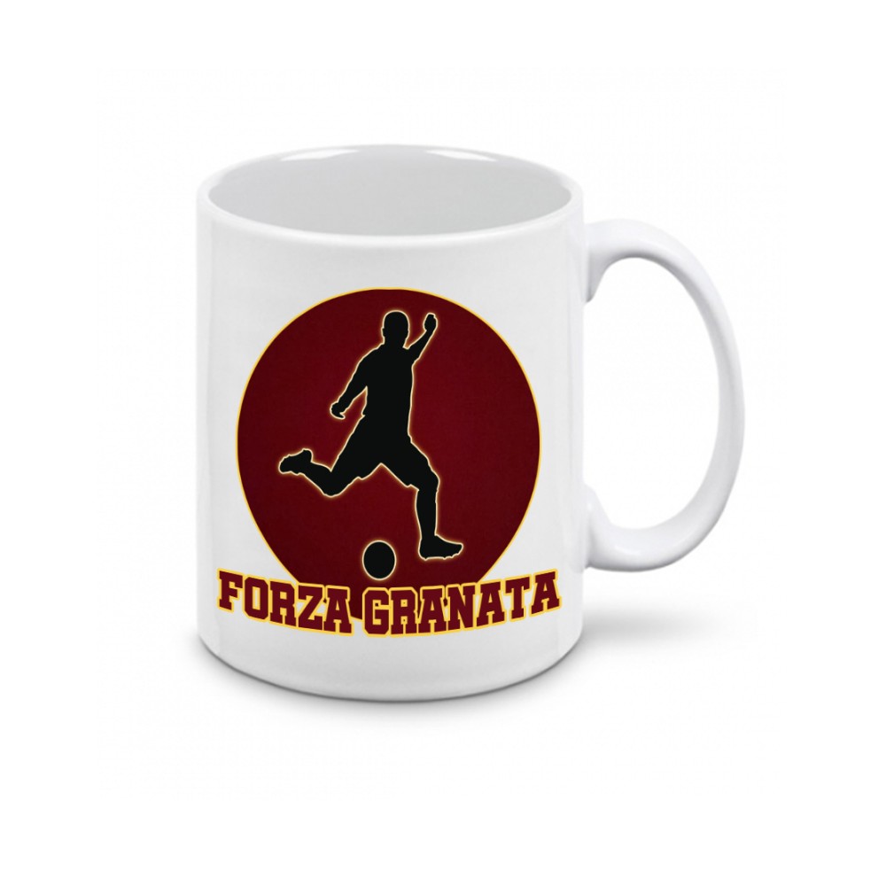 Uovo di Pasqua 150 g Salernitana granata Con Pallone n.5 e tazza