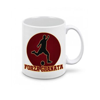 Uovo di Pasqua 150 g Salernitana granata Con Pallone n.5 e tazza