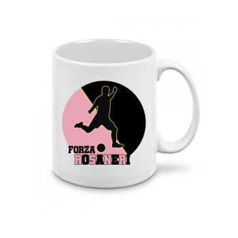 Uovo di Pasqua 150 g Palermo Rosa nero Con Pallone n.5 e tazza