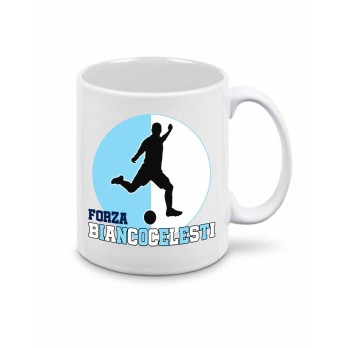 Uovo di Pasqua 150 g Lazio biancoceleste Con Pallone n.5 e tazza