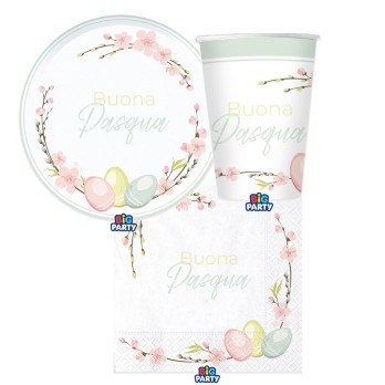 KIT N.2 BUONA PASQUA PER 12 PERSONE