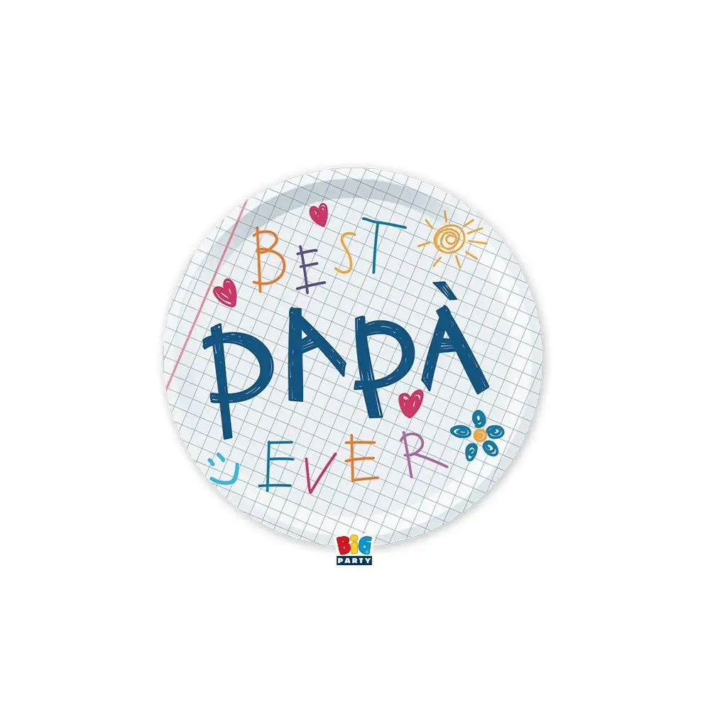 Piattini Auguri Papà - 6 PZ