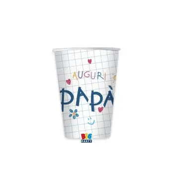 Bicchieri Super Papà - 6 PZ