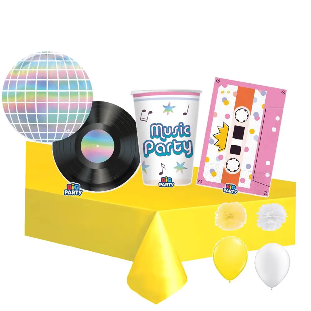 KIT N.49 MUSIC PARTY - ACCESSORI TAVOLA
