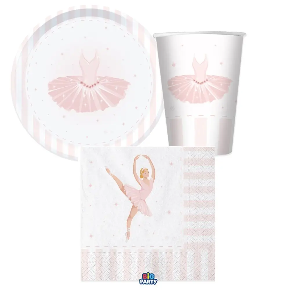 ADDOBBI COMPLEANNO DANZA I LOVE BALLET KIT N 29