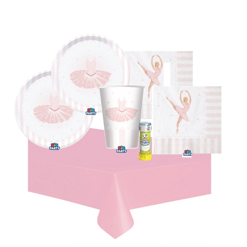 DANZA I LOVE BALLET COORDINATO COMPLEANNO KIT N 5