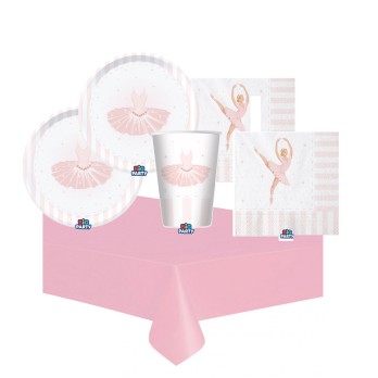 COORDINATO TAVOLA COMPLEANNODANZA I LOVE BALLET N.16