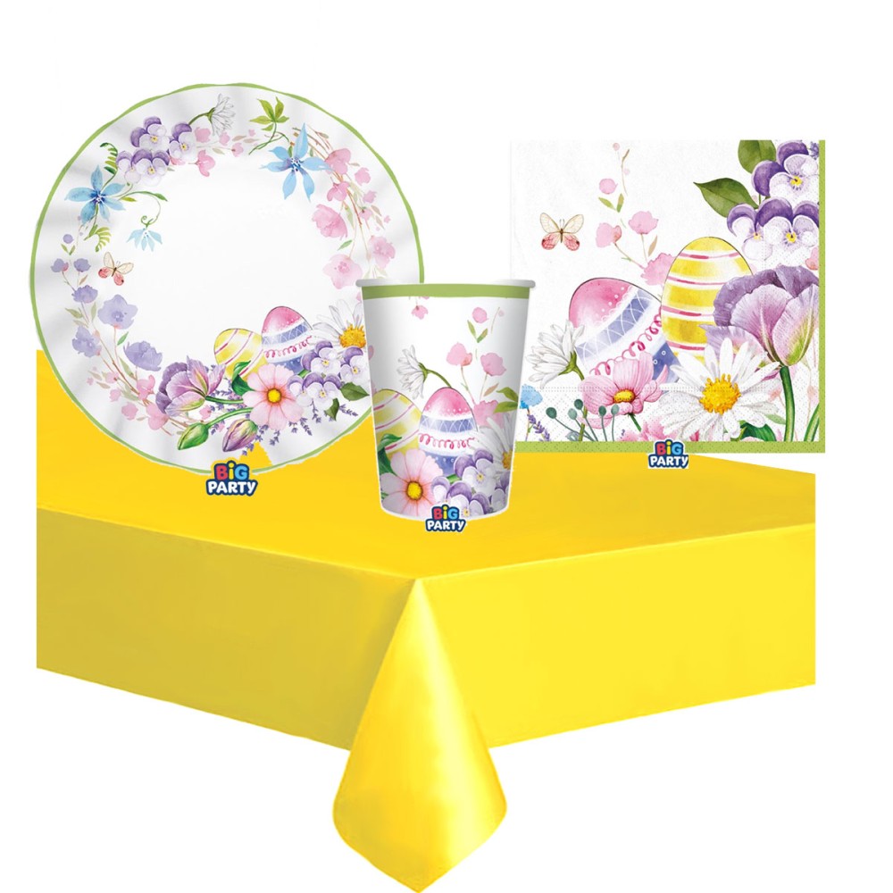Kit N.3 Floral Easter pasqua per 30 Persone