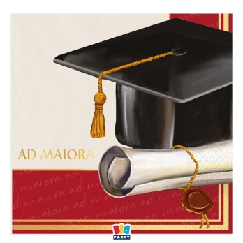 16 Tovaglioli 33 x 33 cm Laurea Ad Maiora 76172