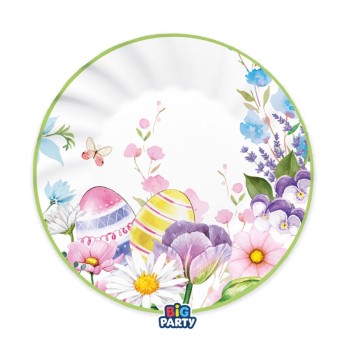 6 Piatti dessert Ø 20 cm Floral Easter 76777