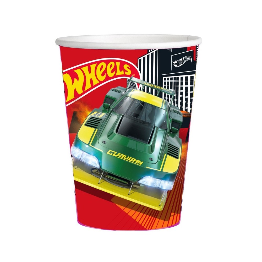 8 Bicchieri 250 cc Hot Wheels 810289