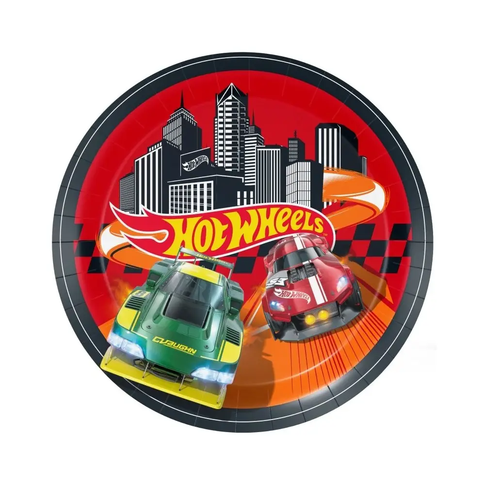 8 Piatti Ø 23 cm Hot Wheels 810287