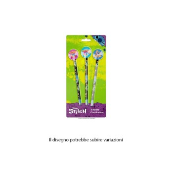 Matita Stitch con gomma LST0957 1 pz