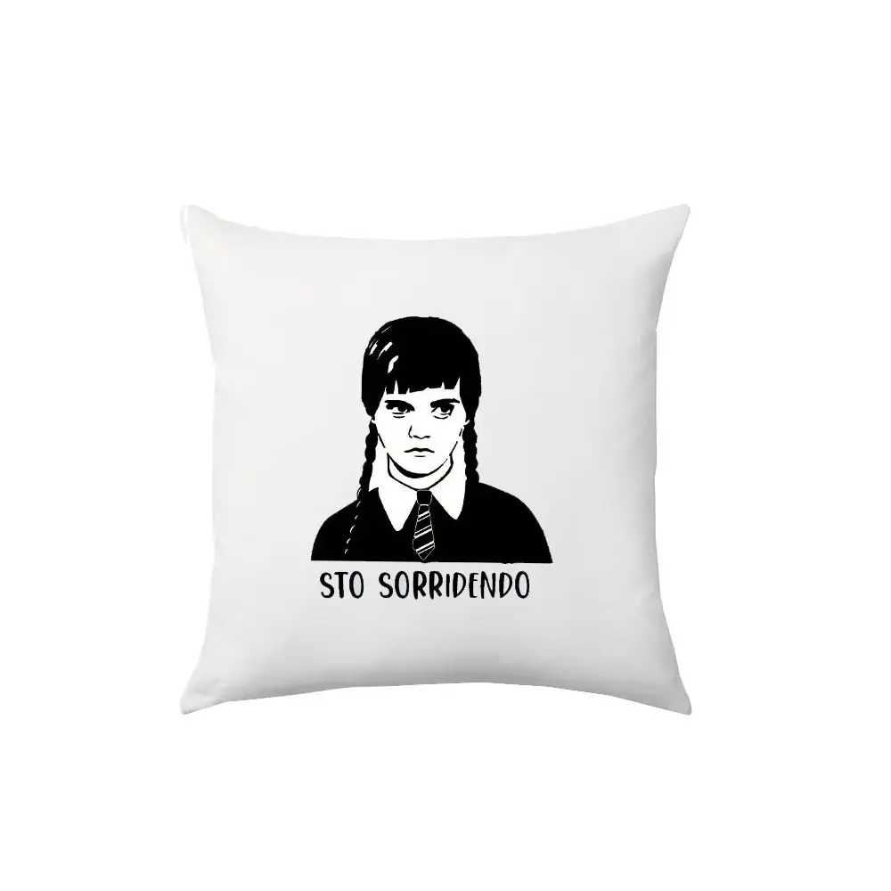 Cuscino Mercoledì Addams personalizzabile - 1 pz