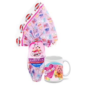 Uovo di Pasqua Coccolotti 240 gr + tazza personalizzabile