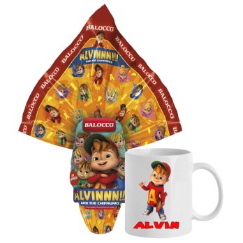 Uovo di Pasqua Alvin 240 gr + tazza personalizzabile