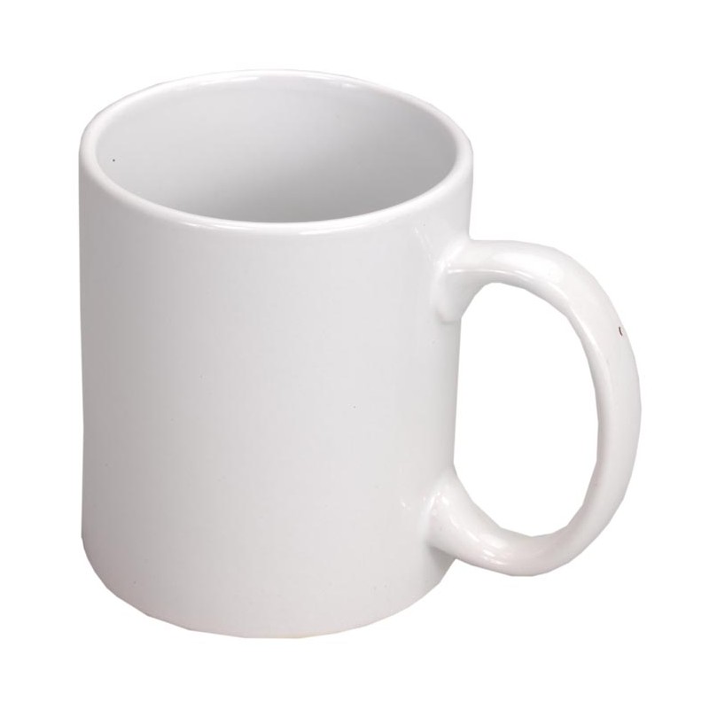 12 TAZZE BIANCHE IN CERAMICA CON MANICO