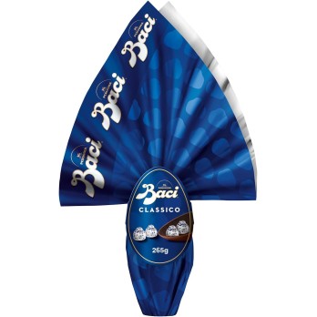Set Uovo di Pasqua Baci Perugina fondente 265 g con cuscino cuore e tazza fai da te