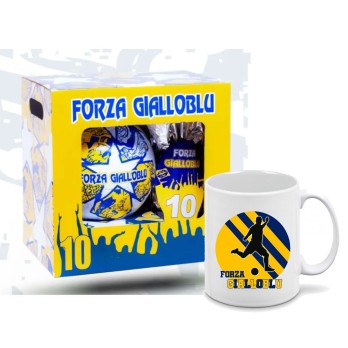 Uovo di Pasqua 150 g Parma Gialloblu Con Pallone n.5 e tazza